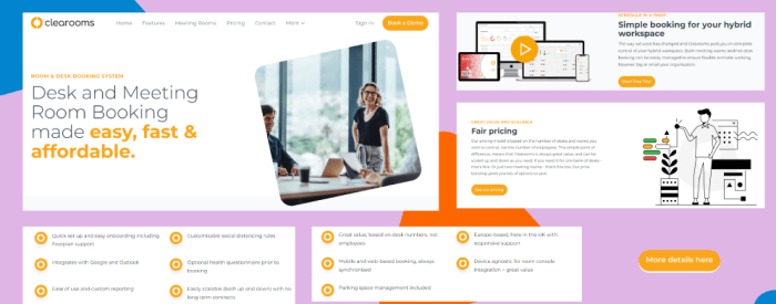 Hoteling software for offices